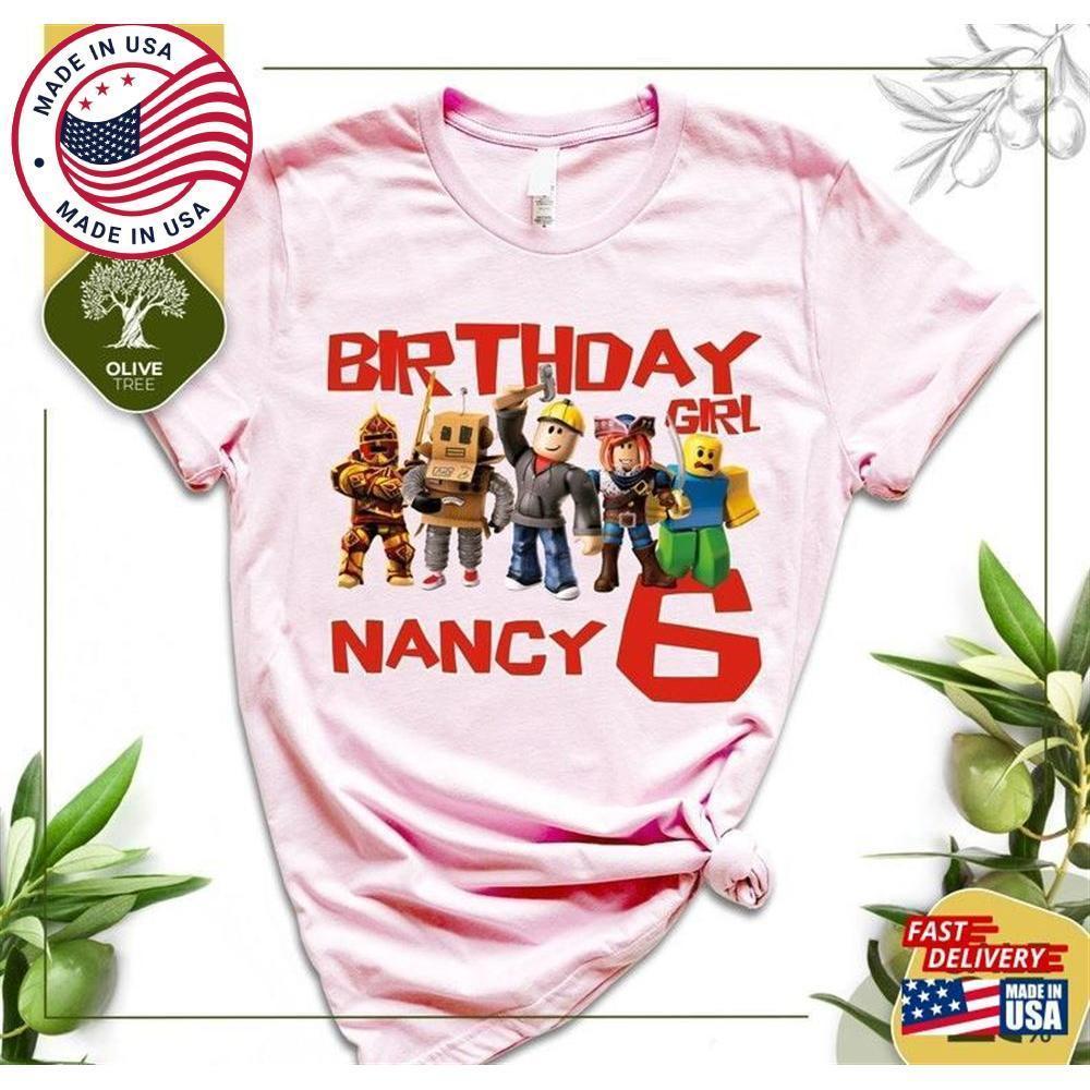 Custom Birthday Boy Shirt Family Shirts Tshirt Bday Tee  Classic